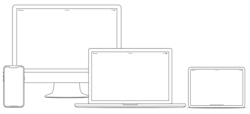 Assista o curso em todos os dispositivos com internet