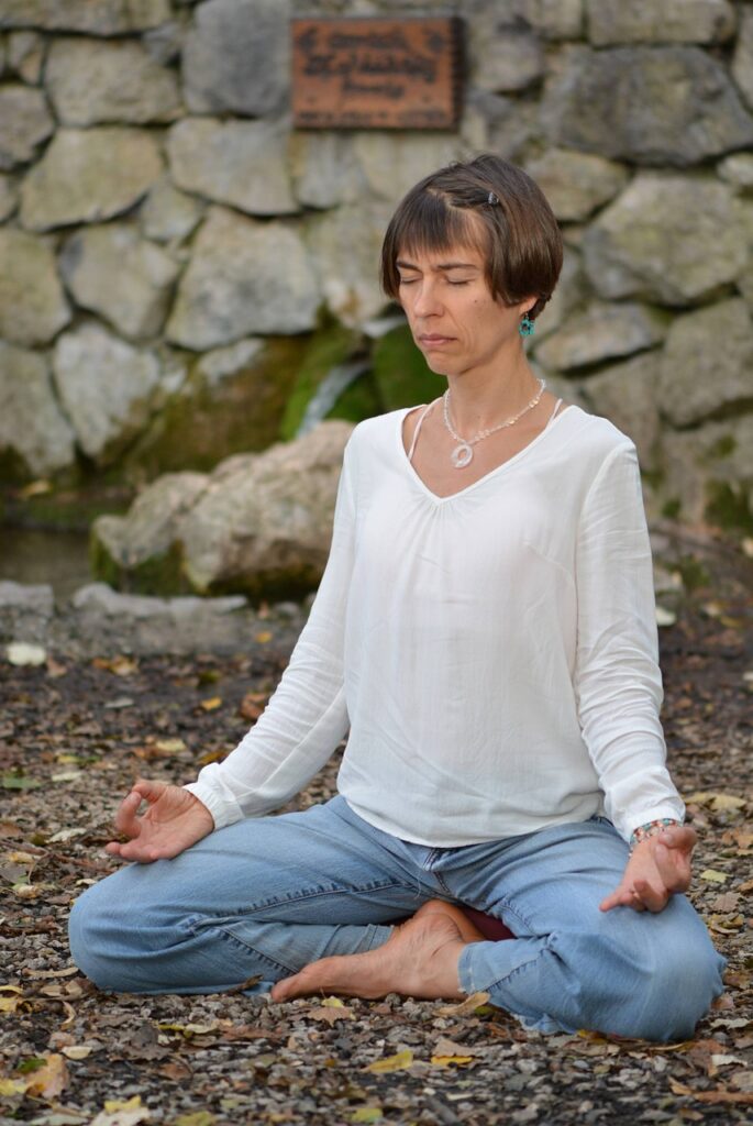 lotus position, meditation, zazen